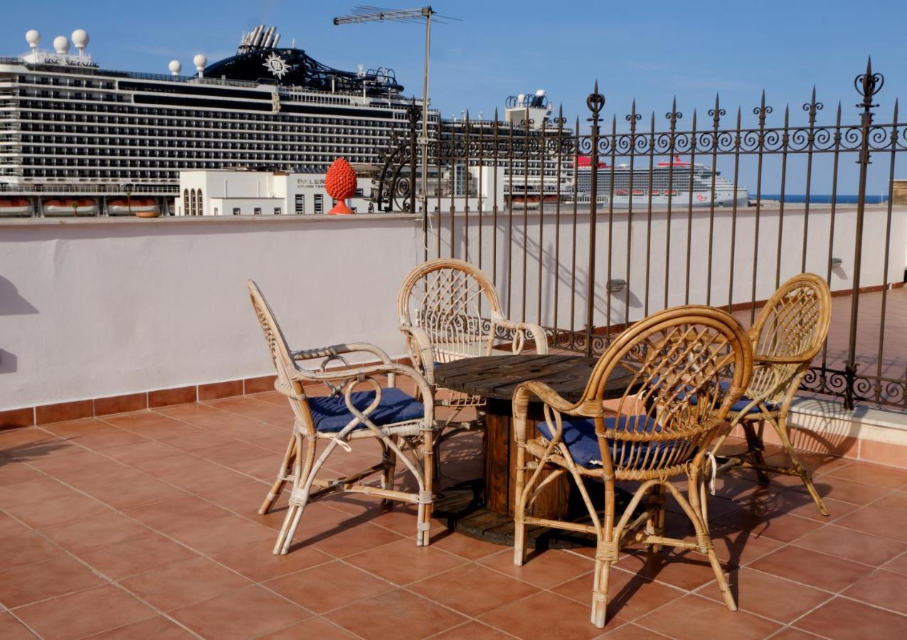 Appartamento Attico con terrazza sul porto Palermo Esterno foto